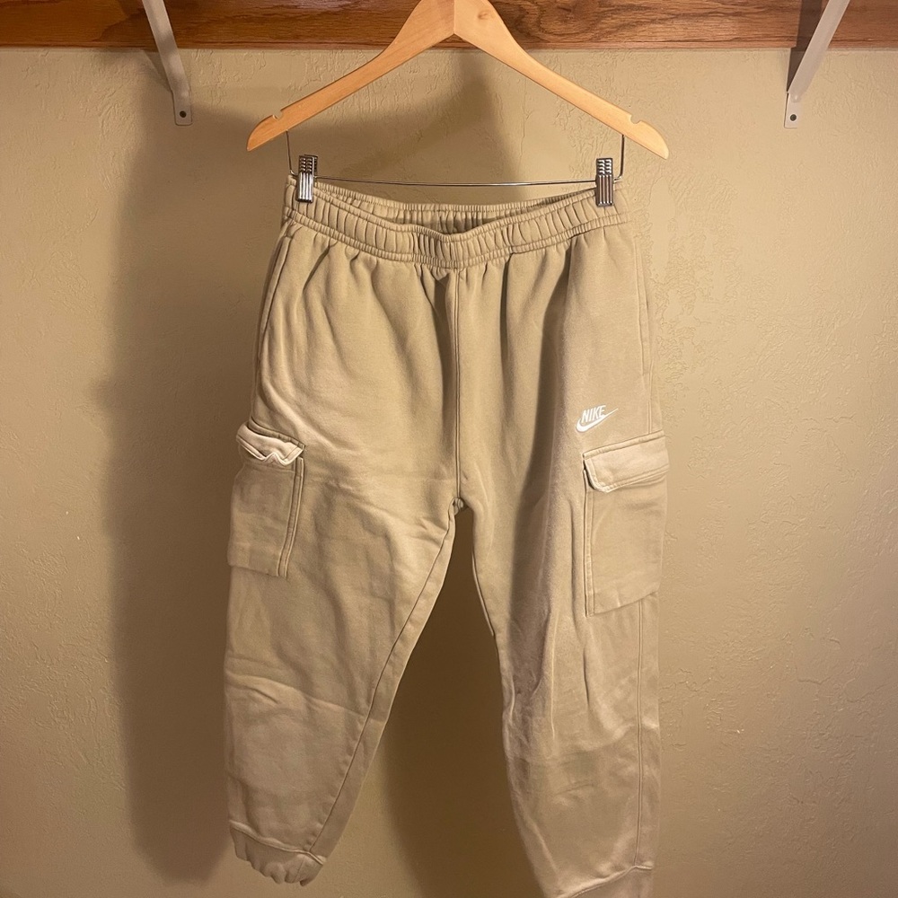 Tan Nike Sweatpants
